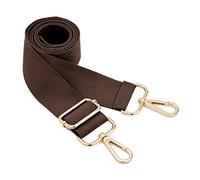 Ampie borse a tracolla,regolabile sostituzione borsa cinghia tela borsa cinghie tracolla borsa tracolla cinghia modificabile per borsa Crossbody (oro-marrone scuro)