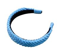 Ampie fasce per capelli per le donne Cerchio per capelli Slip Tessuto a mano Cotone Intrecciato Copricapo Bohemian Fascia Turbante Boemia Turbante Boemia Tur
