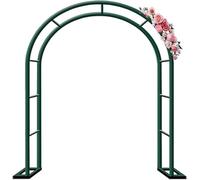 Ampio arco da giardino, grandi archi da esterno, rosa nuziale, metallo resistente for piante rampicanti, supporto for arco a traliccio, larghezza 120/140/180 cm(Green,W9.8FT H7.2FT)
