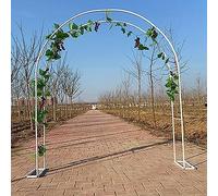 Ampio Arco Da Giardino In Alluminio, Arco In Metallo For Rose, Rete For Piante Rampicanti, Rete A Traliccio, For La Raccolta Di Cetrioli, Verdure, Viti, Piante Rampicanti ( Colore : White , Taglia : 1