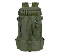 Ampio pescatore di pescatore, impermeabile e resistente per riporre borsa, pescare organizer con supporti per anelli, multi-compartment Fishing Tackle Backpack per uso esterno, con borsa
