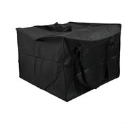 Ampio spazio isolato professionale della borsa di consegna della pizza e isolamento eccellente per controllo affidabile della temperatura, Come da immagine, Black 50 * 35.5CM