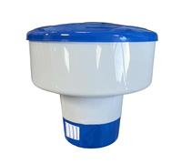 Ampio supporto per galleggiamento, regolabile, tablet per piscine o spa, galleggiare per acqua sanitizzante in backyard pool Hot Tub oro Fountain, blu, 5 pollici, 1 pezzo