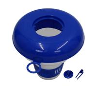 Ampio supporto per galleggiamento, regolabile, tablet per piscine o spa, galleggiare per acqua sanitizzante in backyard pool Hot Tub oro Fountain, blu, 5 pollici, 1 pezzo