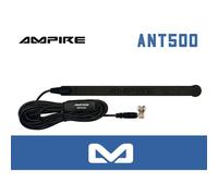 Ampire ANT500 DAB+ DVB-T2 Attivo Antenna Monte Finestra Auto, Caravan, Camion