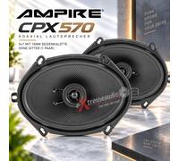 AMPIRE CPX570 Altoparlante coassiale 5x7 con calotta di seta da 16 mm,...