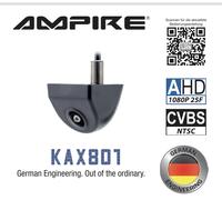 AMPIRE KAX801 Mini telecamera di retromarcia (AHD/CVBS) auto, autobus, camper...