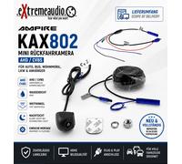 AMPIRE KAX802 Mini telecamera di retromarcia (AHD/CVBS) auto, autobus, camper...