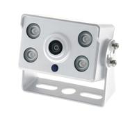 AMPIRE KCX202W Mini telecamera di retromarcia (CVBS) 137°, cavo 10 m, BIANCO