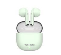 AMPLE Auricolari wireless per iPhone [BT030] Bluetooth 5.4 True Wireless, controllo touch, 4 ore di riproduzione, bassi stereo, con custodia di ricarica rapida (verde)