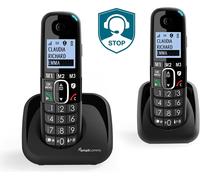 Amplicomms Big 1502 Duo Cordless Senior Telefoni per Anzioni Ipoudenti sordi