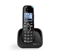 Amplicomms per Delta Telefono Cordless Amplificato per Anziani Suoneria Forte 90 Db, Volume Alto 35 Db, Pulsante Boost, Vivavoce, Call Blocker programmabile per blocco chiamate indesiderate