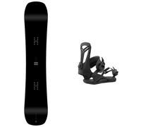 Amplid - Attacchi snowboard all-mountain Uomo - Set Cab Driver 2024 - Nero Nero S,M,L,XL