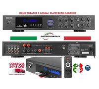 AMPLIFICATORE 5.1 HOME THEATRE CINEMA CON BLUETOOTH KARAOKE TELECOMANDO