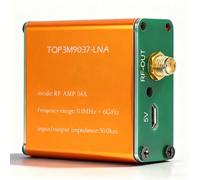 Amplificatore a Basso Rumore a Banda Intera da 0,1 MHz-6 GHz, Modulo Preamplificatore di Potenza RF LNA Professionale Ad Alto Guadagno da 20 DB (Fornito con batteria agli ioni di
