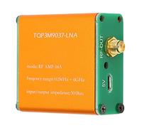 Amplificatore a Basso Rumore da 0,1 MHz a 6 GHz, Amplificatore LNA Ad Alto Guadagno da 20 DB per Onde Corte, Radio FM, Modulo Preamplificatore di Potenza RF,(Spedito con batteria incorporata)