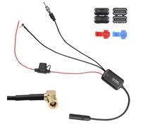 Amplificatore Antenna Autoradio DAB 12V Splitter Compatibile con Radio FM/AM, Auto Segnale Amplificatore Booster per Sony, Blaupunkt, Pioneer, SUV, Camping, ect