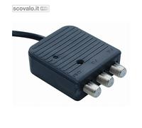 Amplificatore Antenna TV 2 Uscite 170-700MHz 20dB Filtro 5G Digitale