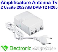 Amplificatore TV Melchioni Zodiac DTT ZDA-0612 da interno 559578333