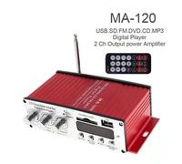 Amplificatore Audio 12v 40W 2 Canali Autoradio Stereo suono Casa o Auto usb sd