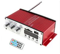 Amplificatore Audio 2 Canali Casa Auto Barca 12V 20WRMS Con Telecomando MA-120