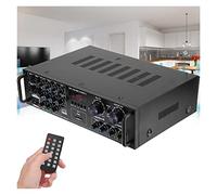 Amplificatore Audio, 200. 0W 5CH. Casa HiFi. Amplificatore digitale Bluetooth 5.0 Audio Power Audio Amplificatore Amplificatore Stereo Karaoke AMP Subwoofer AV-6060BT.