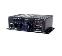 Amplificatore Audio, 40W * 2 AK380 Bluetooth 5.0 HIFI Amplificatori di potenza Stereo Home Car Audio 12V Amplificatore del suono digitale BASSO Lettore musicale FM. Radio