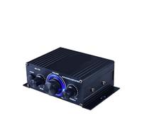 Amplificatore audio, Amplificatore di potenza HiFi wireless compatibile con Bluetooth 200W+ 2 canali per la casa, Karaoke