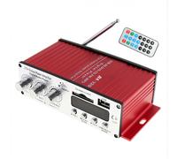 Amplificatore audio bluetooth 12V casa auto 2 canali 40W RMS telecomando BT-120