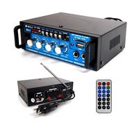Amplificatore audio bluetooth stereo HI-FI USB AUX FM 2 canali casa auto BT188A
