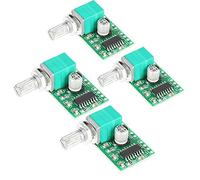 Amplificatore audio digitale, 4 pezzi PAM8403 Mini DC 5V Amplificatore audio digitale Scheda modulo amplificatore di potenza con potenziometro