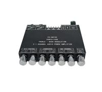 Amplificatore audio HUIOP Modulo scheda amplificatore audio digitale a 2.1 canali Supporto subwoofer tono alto e basso Connessione 5.1 BT Ingresso audio AUX Disco U Riproduzione scheda audio USB con f