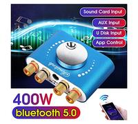 Amplificatore audio per auto 1. 2 V / 24V 200W + 200W 2 CH Mini Bluetooth 5.0 HIFI Amplificatore digitale Amplificatore audio stereo Amplificatori di potenza Amplificatori di potenza for la casa Per r