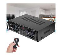 Amplificatore audio per auto AV-6060BT. Home Amplificatore digitale Bluetooth 5.0 Audio Potenza audio 800W Amplificatore stereo Amplificatore for auto Karaoke Professional AMP Subwoofer Per ridurre la