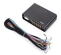 Amplificatore audio per auto, lettore musicale ad alta, altoparlante con raffreddamento in lega di alluminio per computer, telefono e la maggior parte delle auto, nero