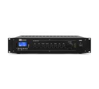 Amplificatore Audio Power Dynamics PRM60 60W RMS Bluetooth USB/SD Mixer 6 Canali Display LCD