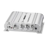 Amplificatore audio ST-838 Subwoofer a 2.1 canali Amplificatore for basso stereo RMS 20Wx2+40W Mini amplificatori di Lettore multimediale(ST838 Silver)