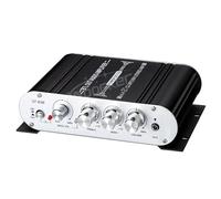 Amplificatore audio ST-838 Subwoofer a 2.1 canali Amplificatore for basso stereo RMS 20Wx2+40W Mini amplificatori di Lettore multimediale(ST838 Black)