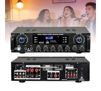 Amplificatore audio stereo Hi-Fi for auto a 2.1/5.1 canali, ricevitore amplificatore Bluetooth con telecomando, ingressi ottici e coassiali, risposta in frequenza 20 Hz-20 kHz(5.1)