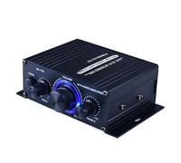 Amplificatore Bluetooth Mini HiFi Pekkaxy con FM, USB/TF, suono stereo - Sistema audio wireless compatto per casa, auto, uso interno ed esterno