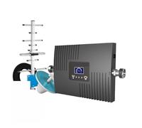 Amplificatore Cellulare 2g 3g 4g Ripetitore Segnale GSM Internet LTE 900 1800 2600 Facile Ampia Compatibilità(Band20 800MHz,Yagi antenna)