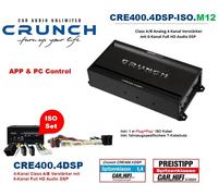 Crunch CRE400.4DSP-ISO.M12 Dsp Amplificatore Compatibile Con Renault Espace V