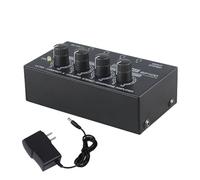 Amplificatore Cuffie,Amplificatore Per Cuffie,Mini Amplificatore Per Cuffie,Splitter Per Cuffie,Monitor a 4 Canali,Con Alimentazione a 12 v,Alta Risoluzione Sonora,Per Concerti,Lezioni, Chitarra,Ecc.