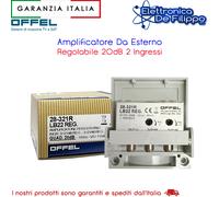 Amplificatore Da Esterno Regolabile 20dB 2 Ingressi