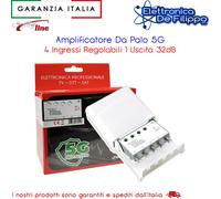 Amplificatore Da Palo 5G 4 Ingressi Regolabili 1 Uscita 32dB
