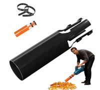 Amplificatore d'Aria per soffiatore per Foglie, prolunga ugello Turbo per Tubi del soffiatore da 2-4 Pollici, Attacco per ugello soffiatore per Foglie Aumenta velocità e Potenza per la Pulizia Black