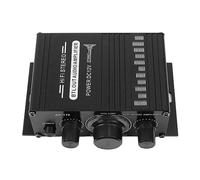 Amplificatore di potenza audio per auto, amplificatore stereo a doppio canale con protezione del circuito, mini amplificatore da 12 V, dimensioni compatte per stereo per auto.