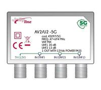 Amplificatore di segnale antenna DTT TV da Palo Esterno JOLLY AV2/U2 45097/5G