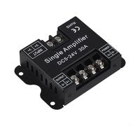 Amplificatore di segnale LED per strisce LED monocolore - Controller 30A, ingresso/uscita DC 5-24V, alloggiamento in metallo, compatibile con dimmer