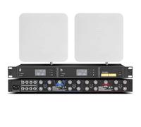 Amplificatore di segnale microfono wireless, antenna attiva a parete, distribuzione UHF a 16 canali, 450-970 MHz per palcoscenico e spettacoli dal vivo
